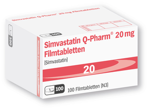 Medikament Simvastatin Q-Pharm®