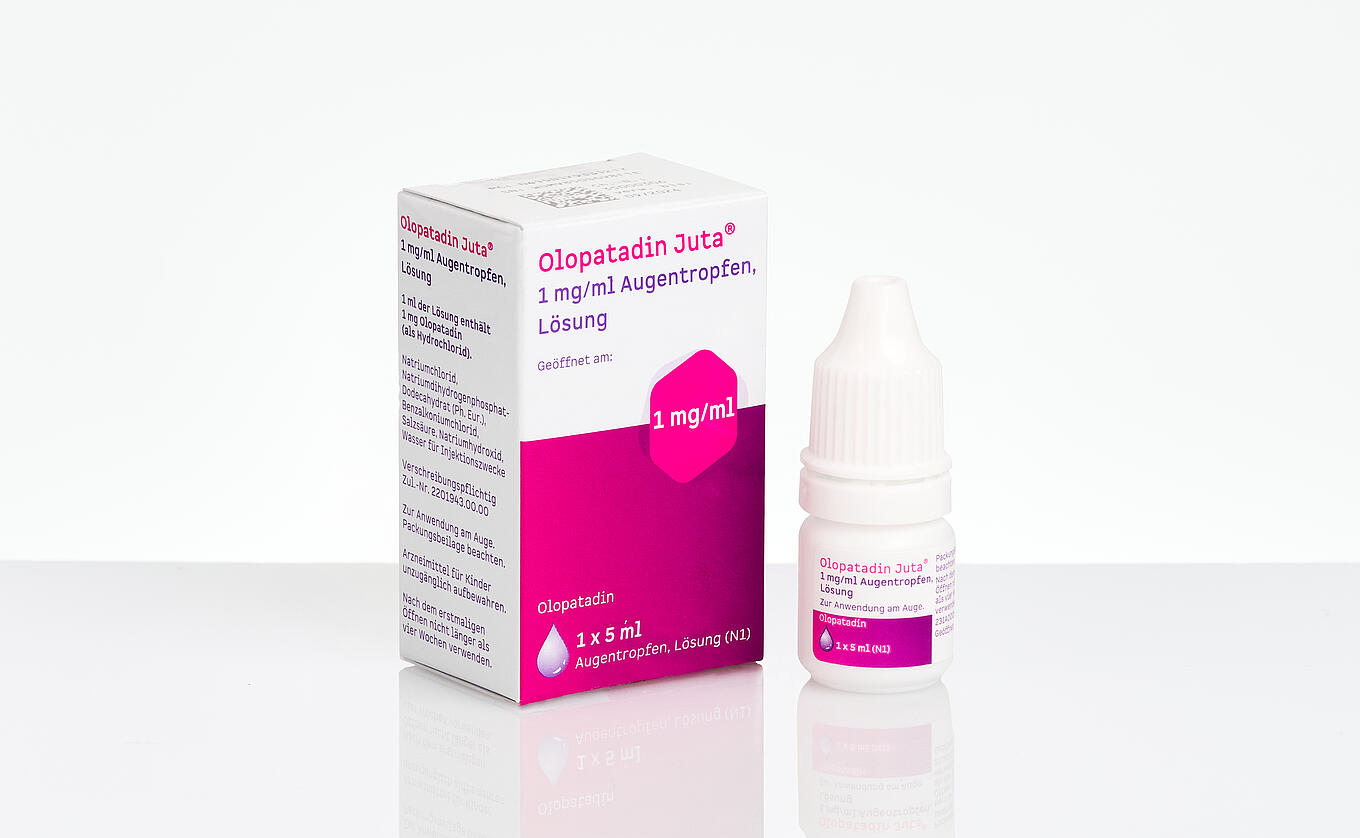 Arzneimittel Olopatadin Juta® von Juta Pharma.