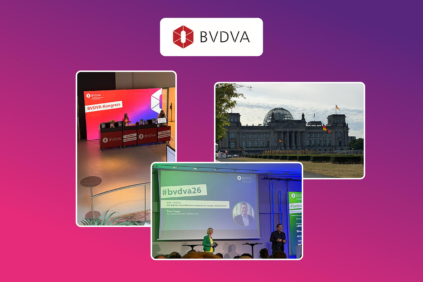 Bilderkollage vom Kongress in Berlin
